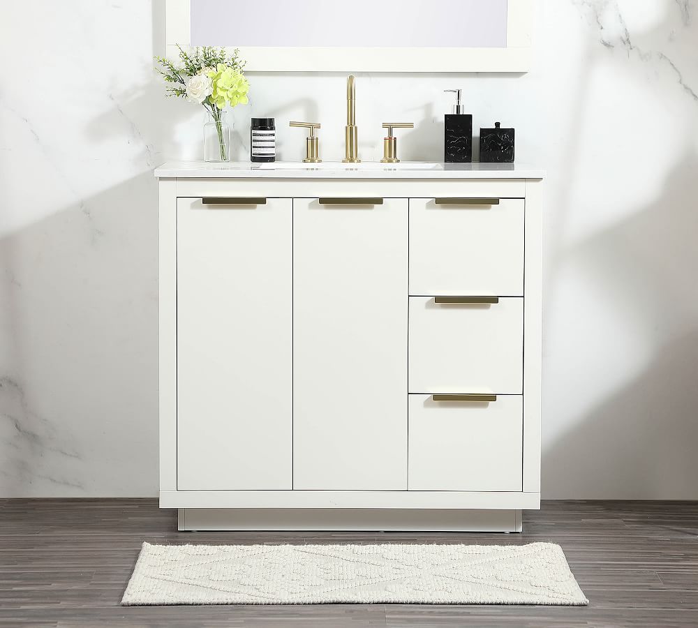 Blake 36-42" Single Sink Vanity | Modern Bathroom Style