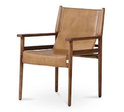 Calvin Leather Dining Armchair