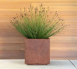 Cube Outdoor Planters - Corten Steel