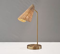 Cole Rattan Table Lamp (21&quot;)