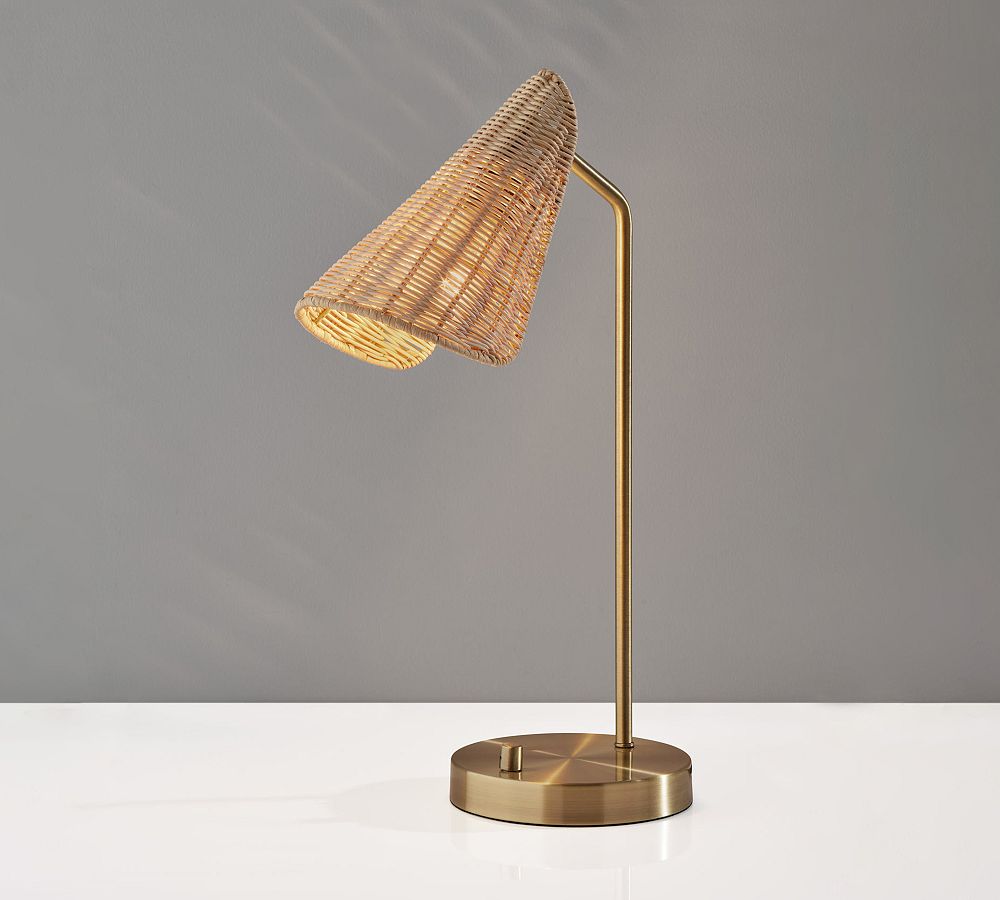 Cole Rattan Table Lamp (21&quot;)