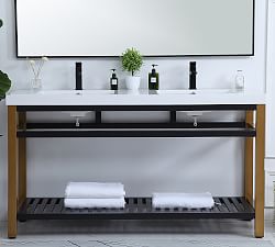 Gill 60&quot; Double Sink Vanity