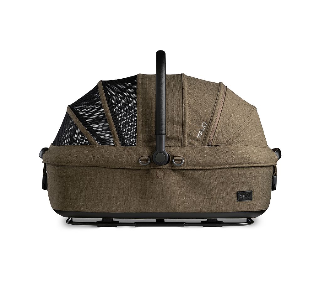 Medium Brown Soft-Sided Pet Carrier with Mesh Canopy
