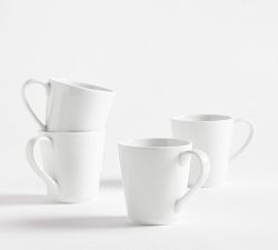 Porcelain Mugs - Set of 4