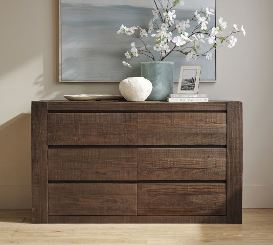 Big Daddy s Antiques Reclaimed Wood 9 Drawer Dresser 58 Pottery Barn