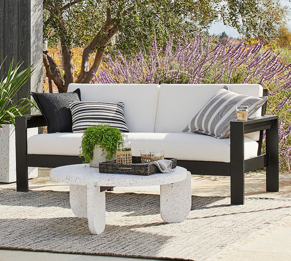 Malibu Metal Outdoor Sofa (77&quot;)