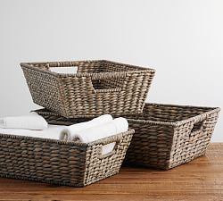 Charleston Handwoven Seagrass Underbed Basket