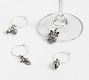 Fall Wine Charms - Mixed Set of 4