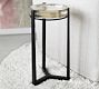 Cori Round Recycled Glass Accent Table (10&quot;)