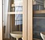 Pacific Glass Hutch with File Cabinet (34&quot;)
