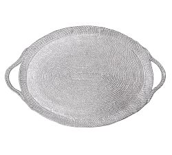 Rope Recycled Aluminum Serving Tray