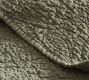 Belgian Flax Linen Floral Stitch Quilt