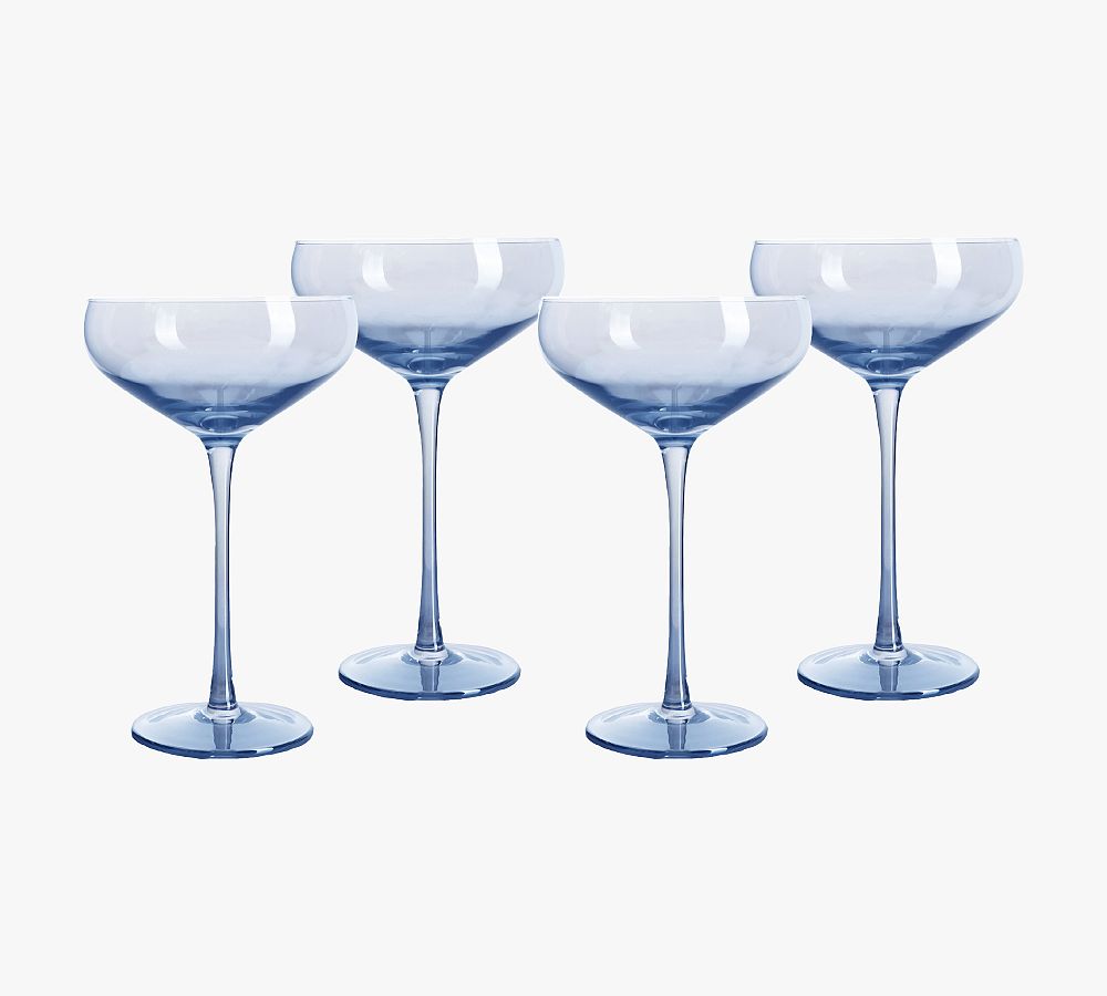 Flora Champagne Glasses, Set of 4