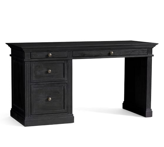 Black Desks Home Office Furniture Pottery Barn