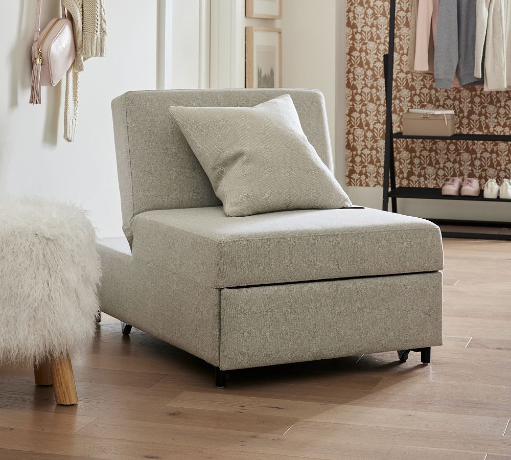 Pacifica Slim Arm Sleeper Ottoman