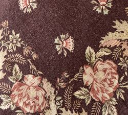 Antique Rose Cotton Table Throw