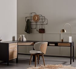 Dolores Cane Corner Desk (40&quot;)
