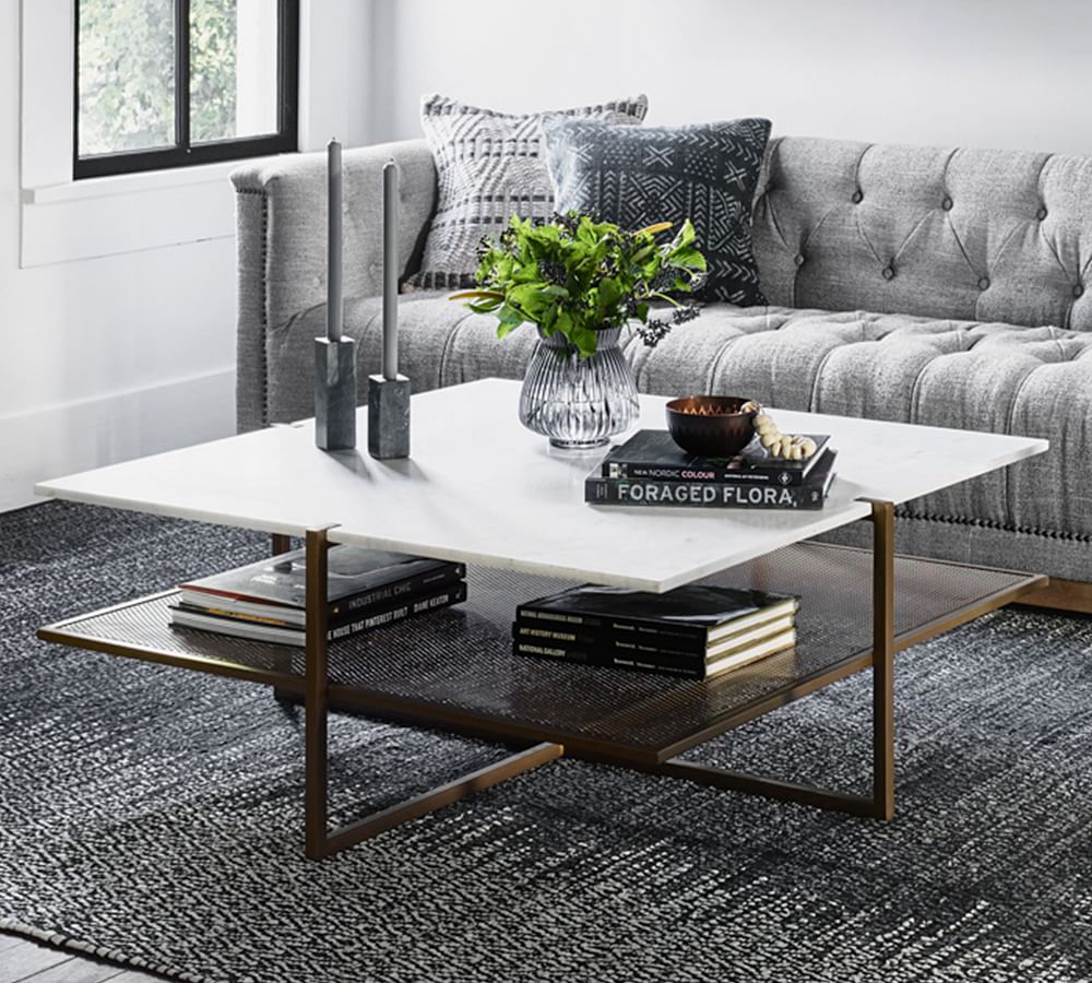 Hyla Square Marble Coffee Table (41&quot;)
