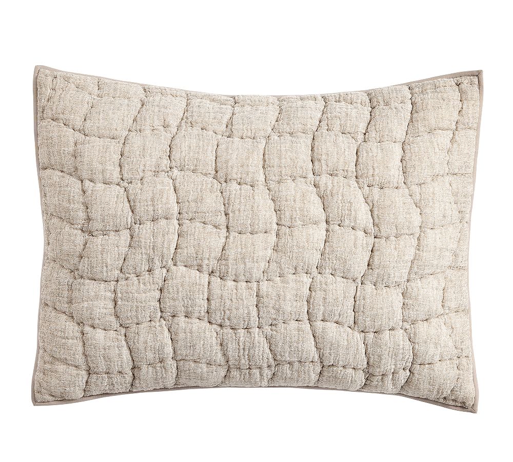 Cloud Quilted Sham in Café Au Lait (Standard)