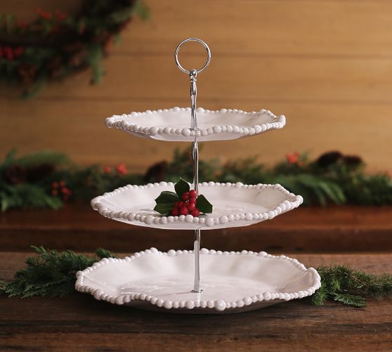 Cake Stands Tiered Cake Stands Cake Holders Pottery Barn