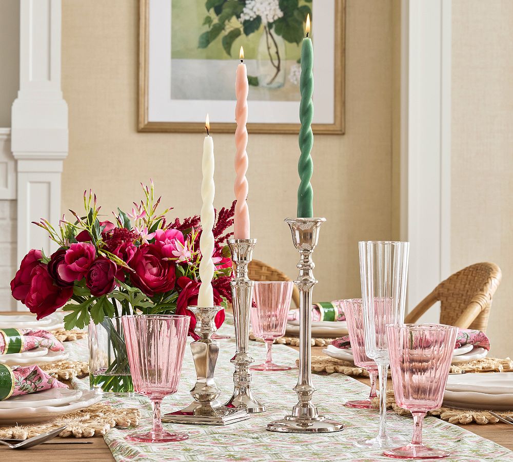Spiral Taper Candles - Set of 6