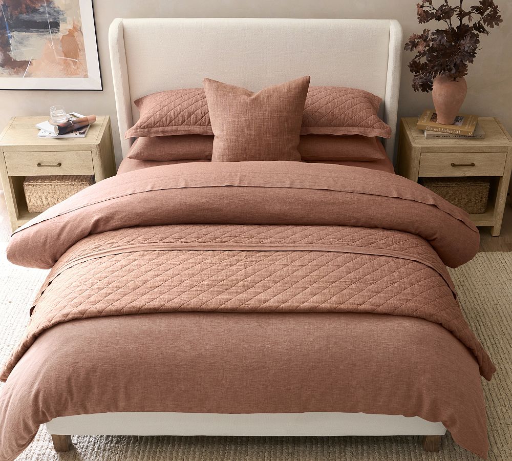 Belgian Flax Linen Duvet Cover - King - Loden