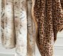 Faux Fur Snow Leopard Throw