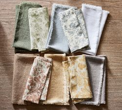 Sorrel Toile Organic Cotton Napkins - Set of 4