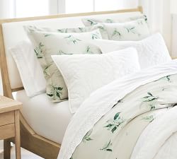 Monique Lhuillier Lily of the Valley Embroidered Cotton Sham