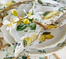 Monique Lhuillier Positano Outdoor Melamine Appetizer Plates - Set of 4