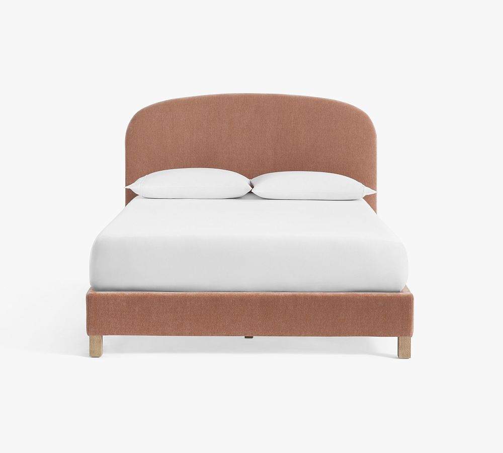Arlo Upholstered Crowned Bed