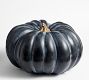 Faux Black Pumpkins &amp; Gourds