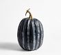 Faux Black Pumpkins &amp; Gourds