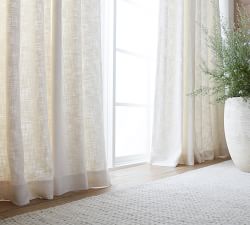 Faye Textured Linen Curtain