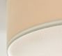 Linen Drum Flush Mount (12&quot;-18&quot;)