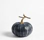 Faux Black Pumpkins &amp; Gourds