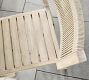 Indio Coastal Mahogany &amp; Rope Stackable Outdoor Dining Side Chair