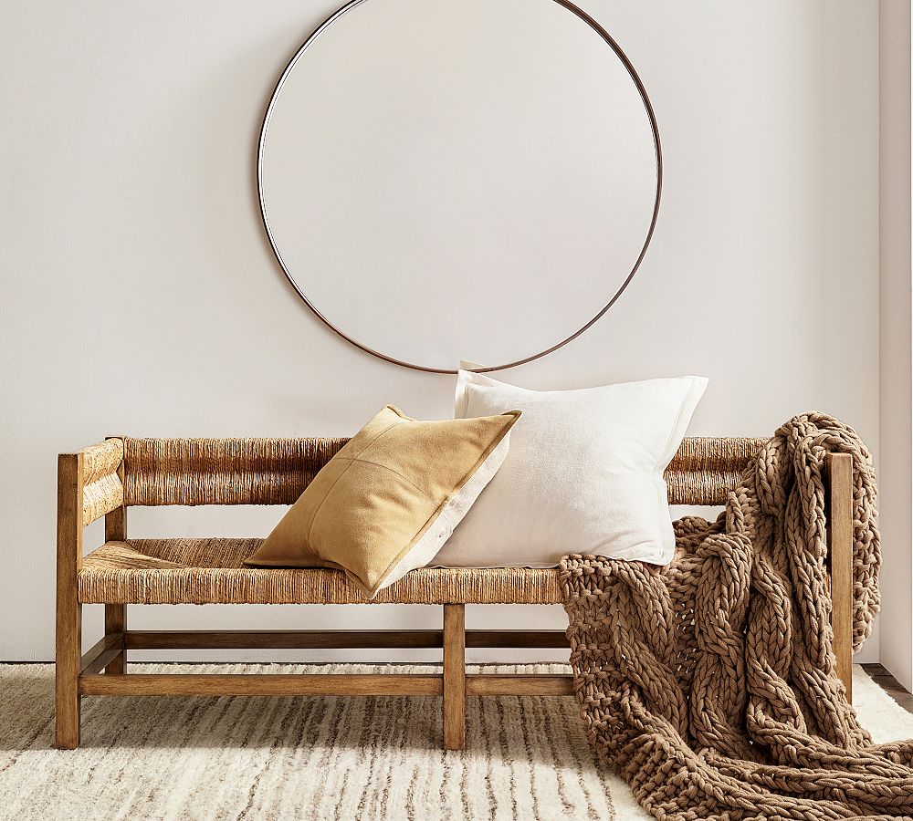 Malibu Woven Bench (64") - Stylish & Durable Seating