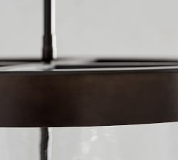 Murano Metal &amp; Glass Pendant (19&quot;)