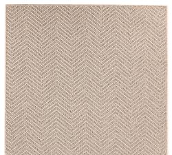 Custom Woven Chevron Outdoor Rug