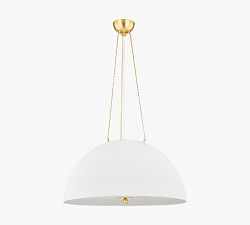 Elin Metal Dome Pendant (20&quot;-30&quot;)