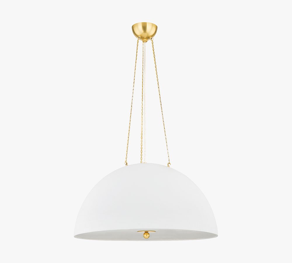 Elin Metal Dome Pendant (20&quot;-30&quot;)