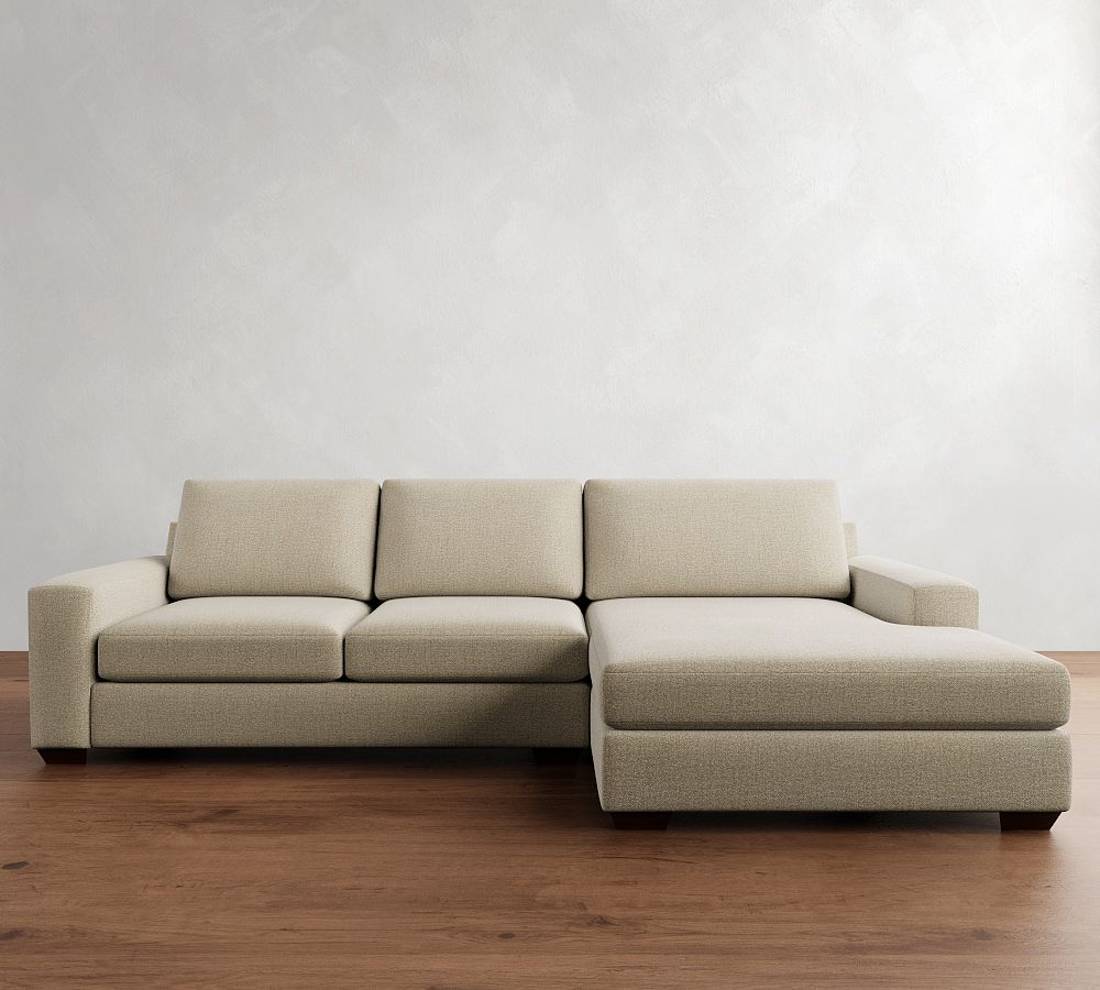Big Sur Square Arm Chaise Sectional | Pottery Barn