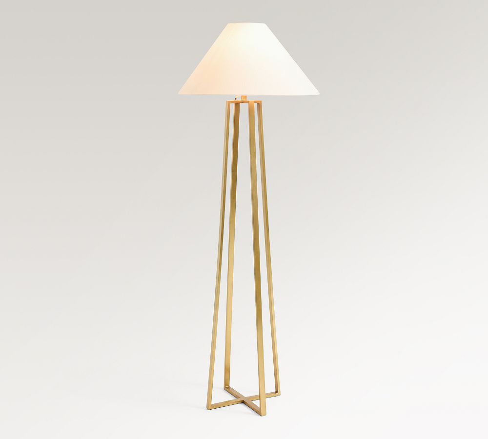 Emmett Metal Tripod Floor Lamp (58&quot;)