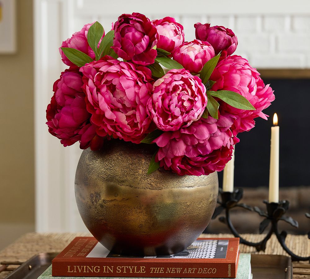 Brass Rounded Vase