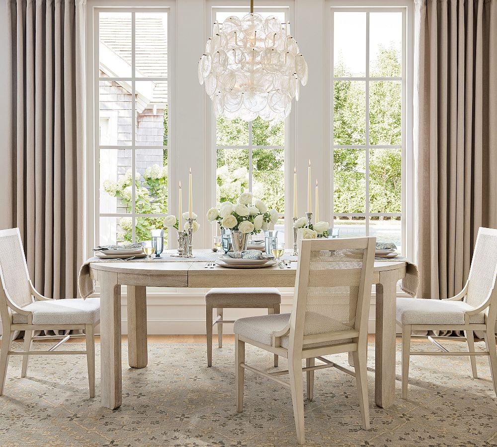 Aptos Round Extending Dining Table (50&quot;-84&quot;)