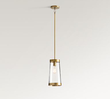 Elizabeth Glass Tapered Petite Pendant (7 Elizabeth Glass Tapered Petite Pendant (7