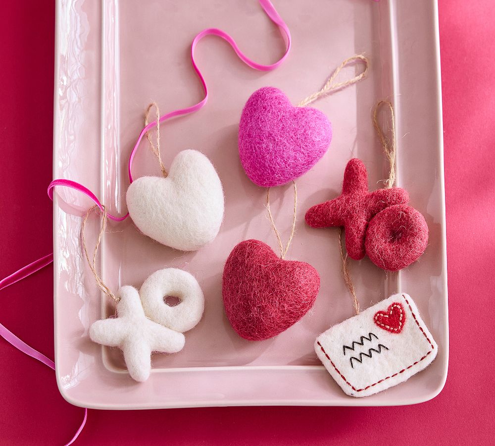Valentine's Day Ornaments - Set of 6