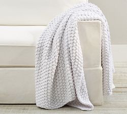 Bayside Seed Stitch Throw Blanket