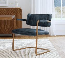 Gillis Leather Dining Armchair